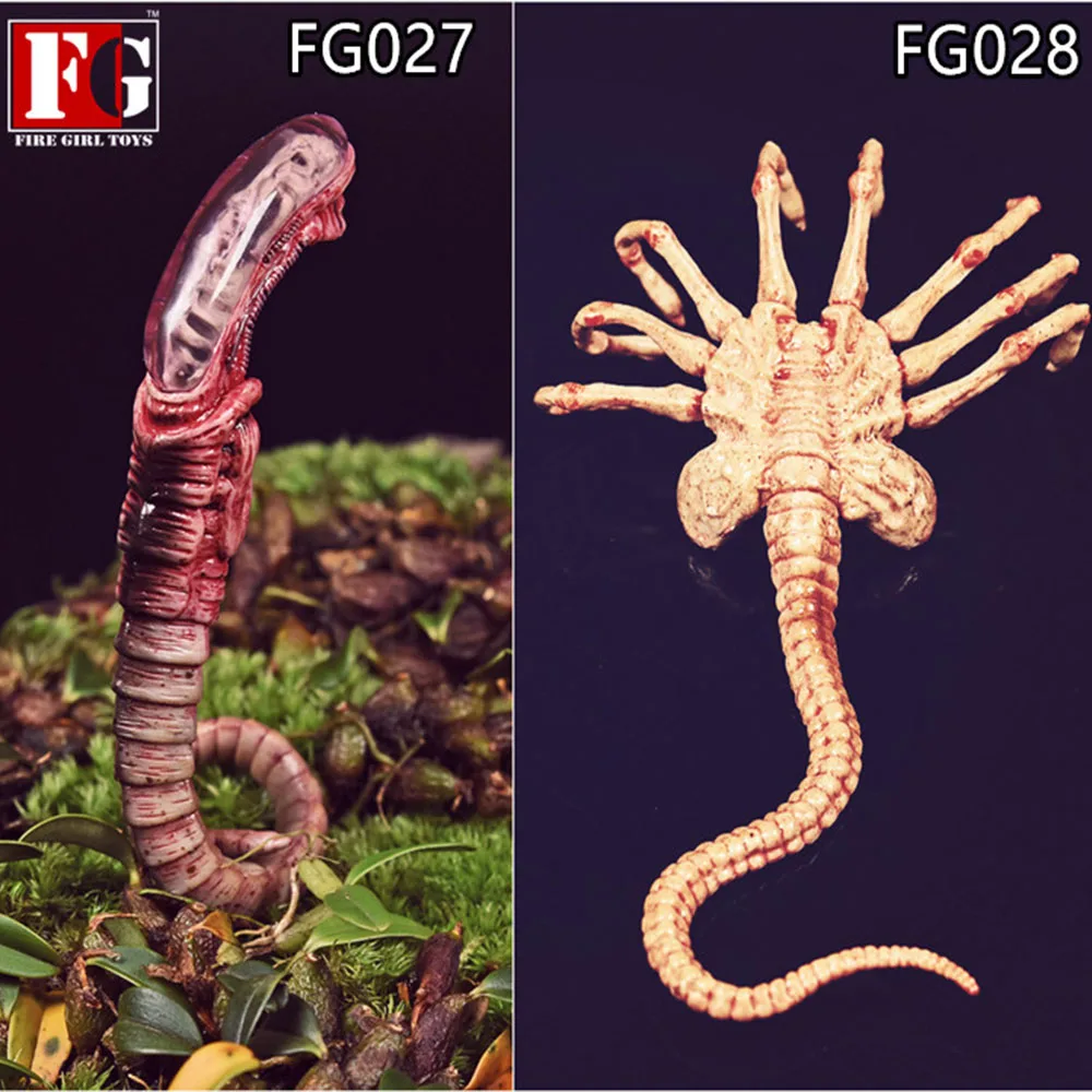 

Fire Girl Toys 1/6 FG028 FG027 Alien Chestburster Facehugger Model Iron Blood Warrior Special-shaped Contract Scene Props