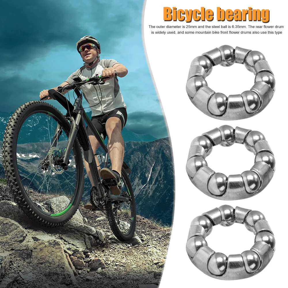 

10Pcs Bicycle Bike Headset Caged Ball Bearing Frame Front Fork Rear Pearl Retainers Race Cycling Headset Bearing Bicicleta Parts