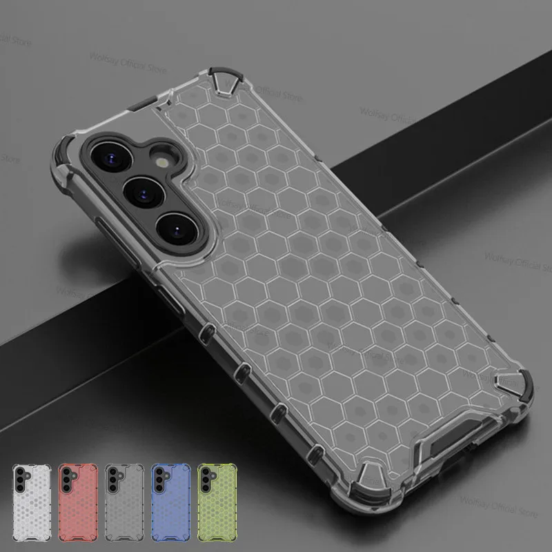 Чехол для Samsung Galaxy S25 Plus Ultra противоударный защитный чехол телефона из ПК ТПУ