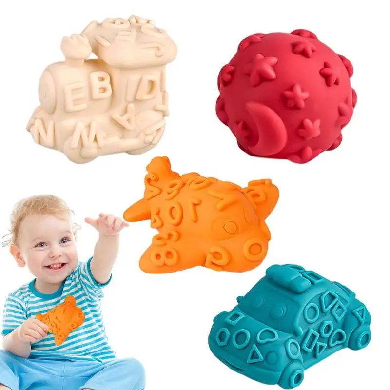 

Chewing Sensory Toys For Kids Textured Shaped Infant Teething For Infants Toy For 3month Infants Hand Pacifier For Sucking
