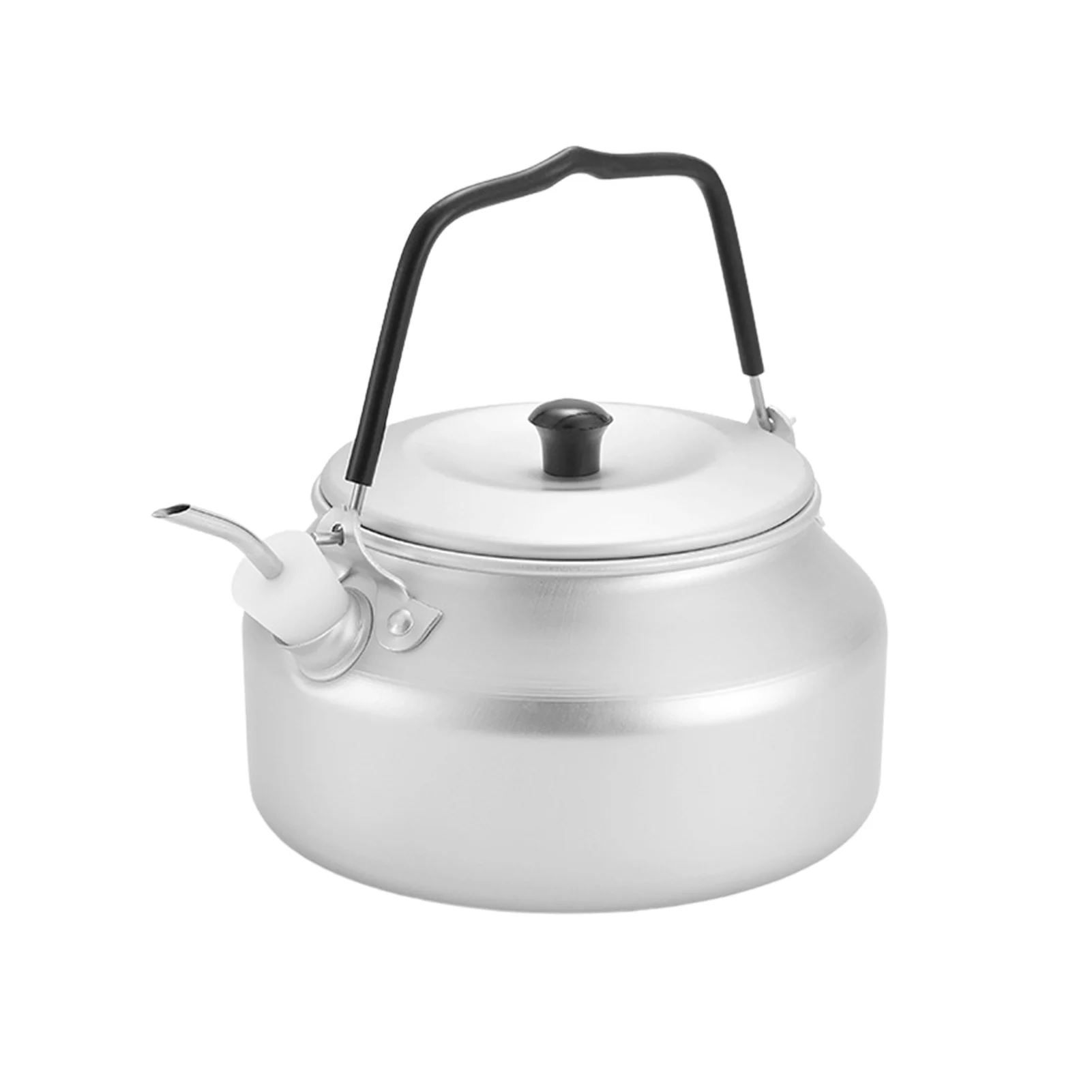 

Outdoor Camping Hiking Kettle Portable Aluminum Alloy Kettle Water Coffee Pot Teapot Kettle with Extension Tube Nozzle