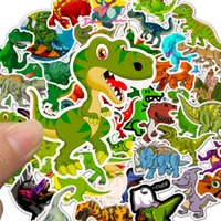 50pcslot lovely dinosaur cartoon stickers for latop suitcase skateboard scrapbook waterproof diy decal kids classic toy sticker