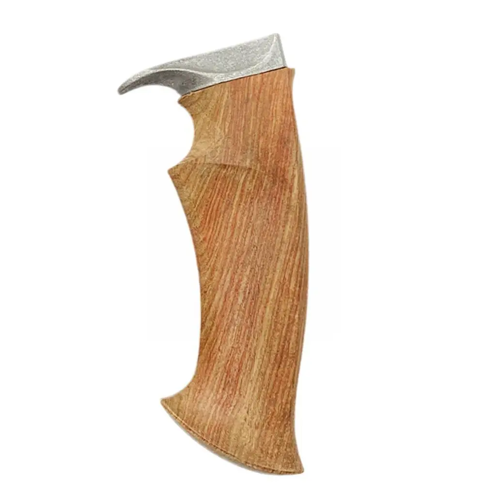 Деревянная ручка для ножа Bowie рукоделия полуготовый дамасский нож из материала