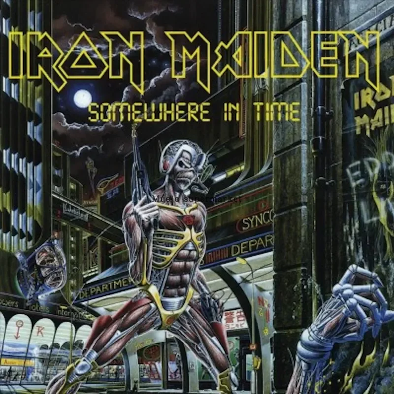 CD-альбом Iron Maiden Somewhere In Time, новый музыкальный альбом 1986 года (art.: 3920dc122fccd) - 3920dc122fccd