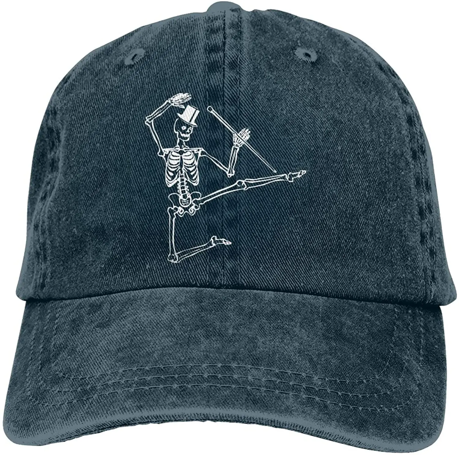 

Skeleton Baseball Cap Funny Peaked Caps Cowboy Hat for Women Men Vintage Trucker Hats Adjustable Washable