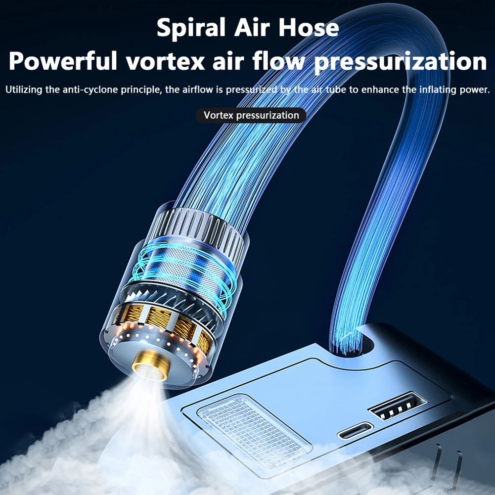 150PSI автомобильный насос для накачивания шин беспроводной портативный