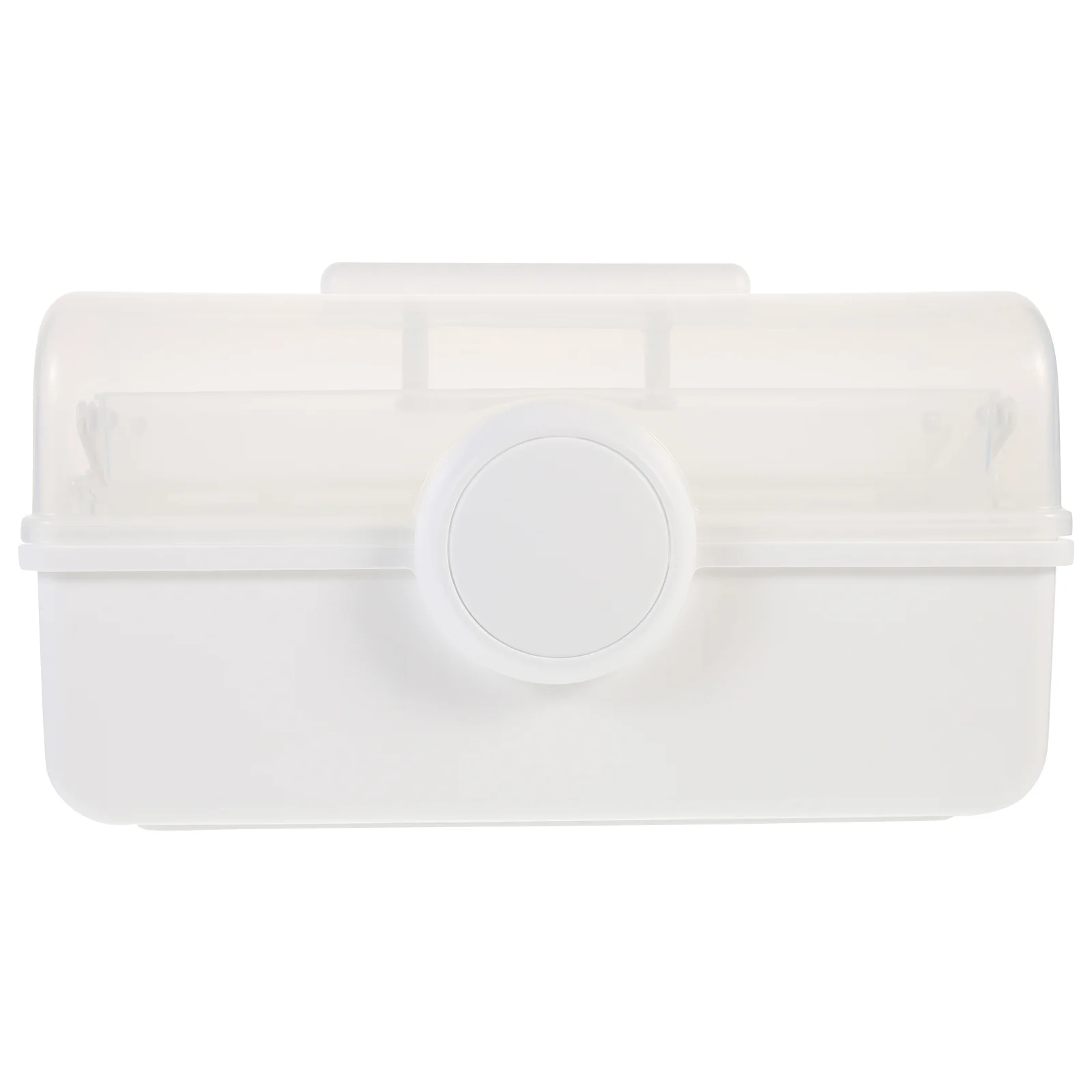 

Boxstorage First Aid Case Container Organizer Familyemergency Kit Empty Lock Householdtravel Portable Clearmultilayer Sewing