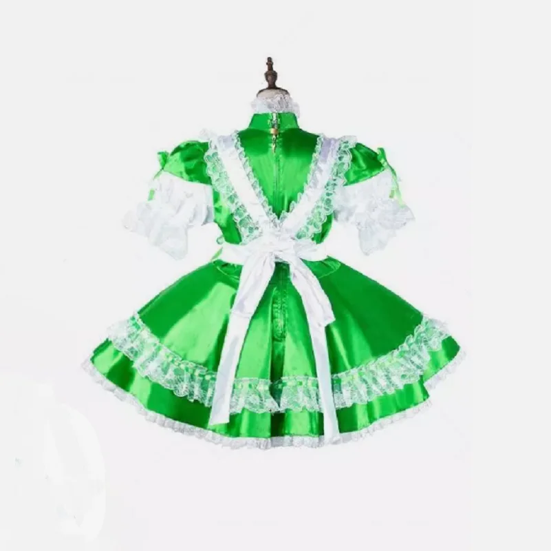 Хит продаж французское платье горничной Sisi для девочек запираемое зеленое
