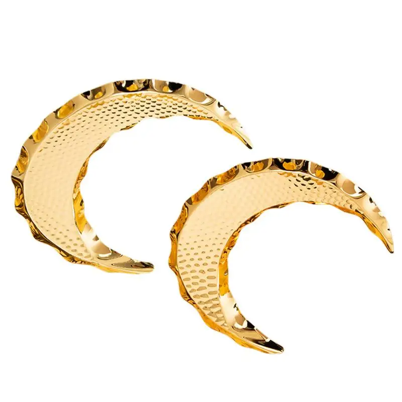 

Поднос Moon Tray для ювелирных изделий, Хрустальный держатель для камней, подставка для эфирных масел хрустальный поднос, органайзер с кристалл...