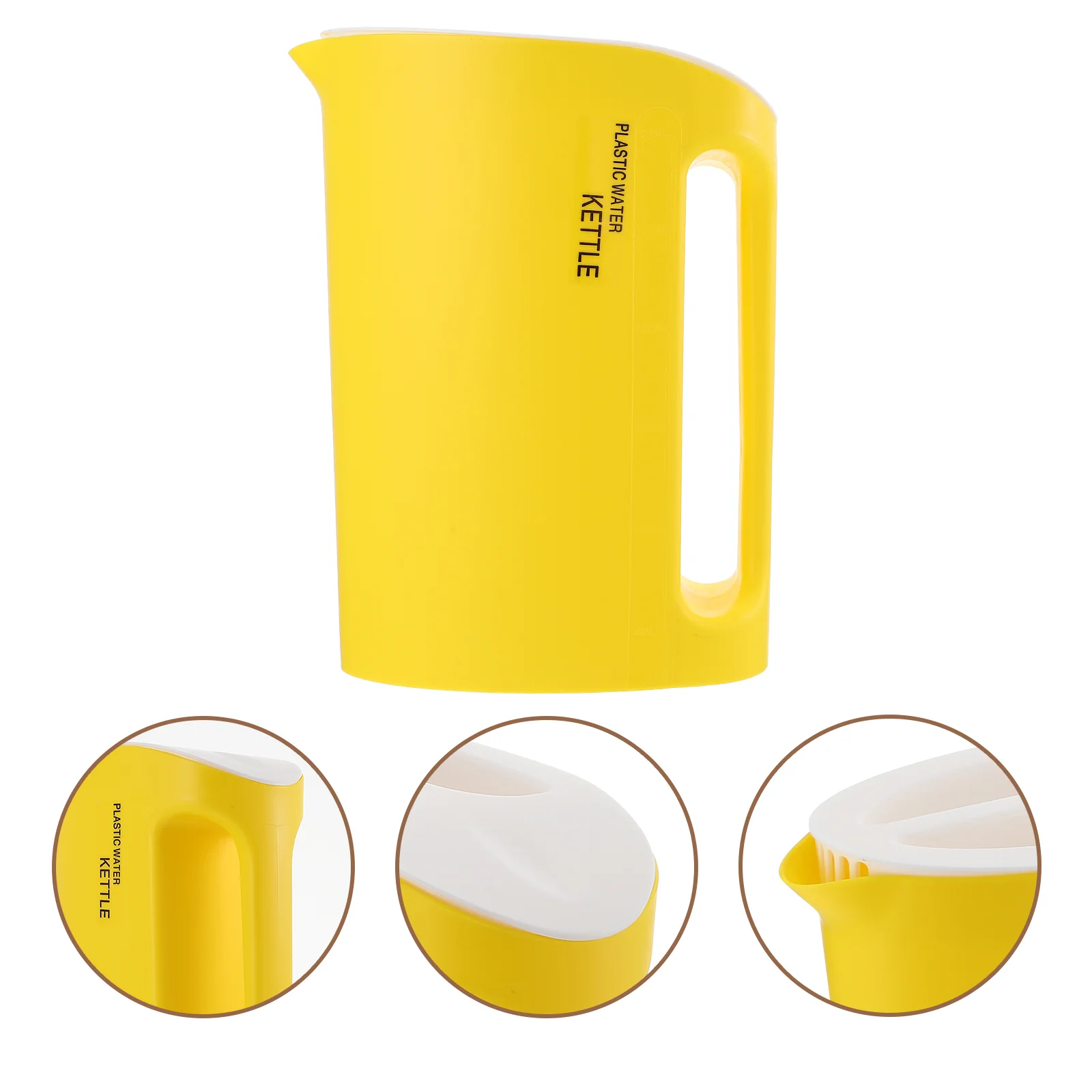 

Pitcher Water Teajuice Beverage Kettle Coldjug Lemonadepitchers Coffee Dispenser Iced Bedside Jar Lid Drinking Containerlarge