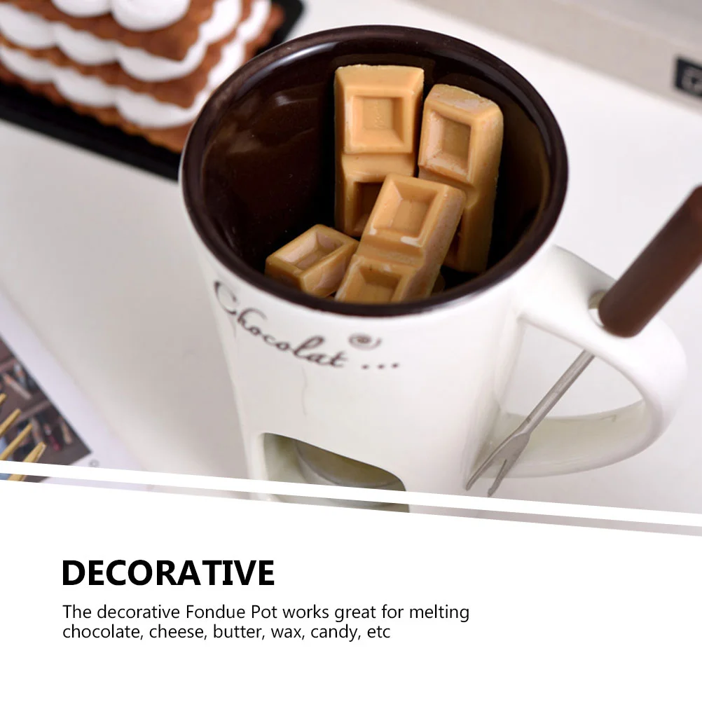 2 комплекта плавильный горшок для мороженого кружка шоколадного фондю