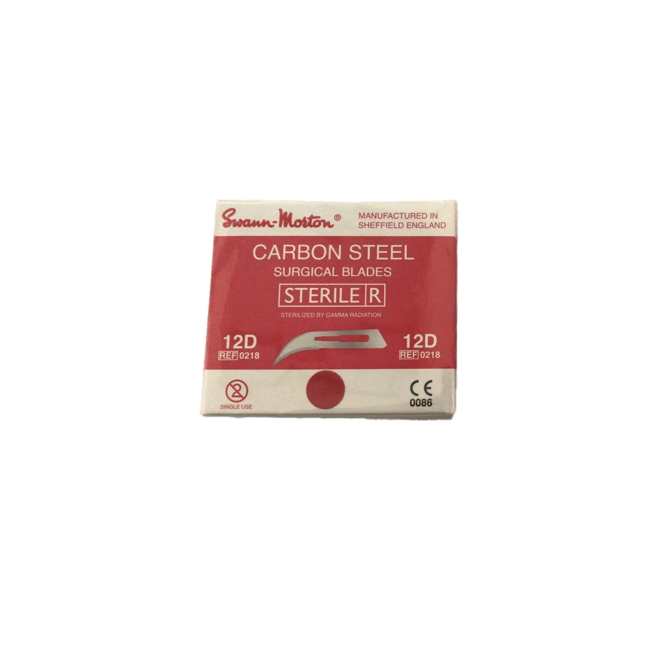 

Стерильные скальпели из углеродистой стали Swann Morton 15C 11 10 15 12D (100 шт.)