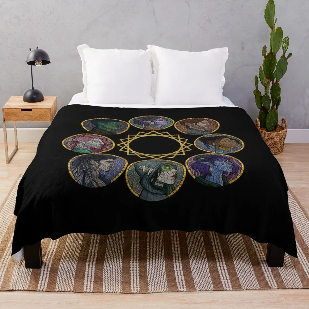 

The Mighty Nein Throw Blanket vintage blanket flannel