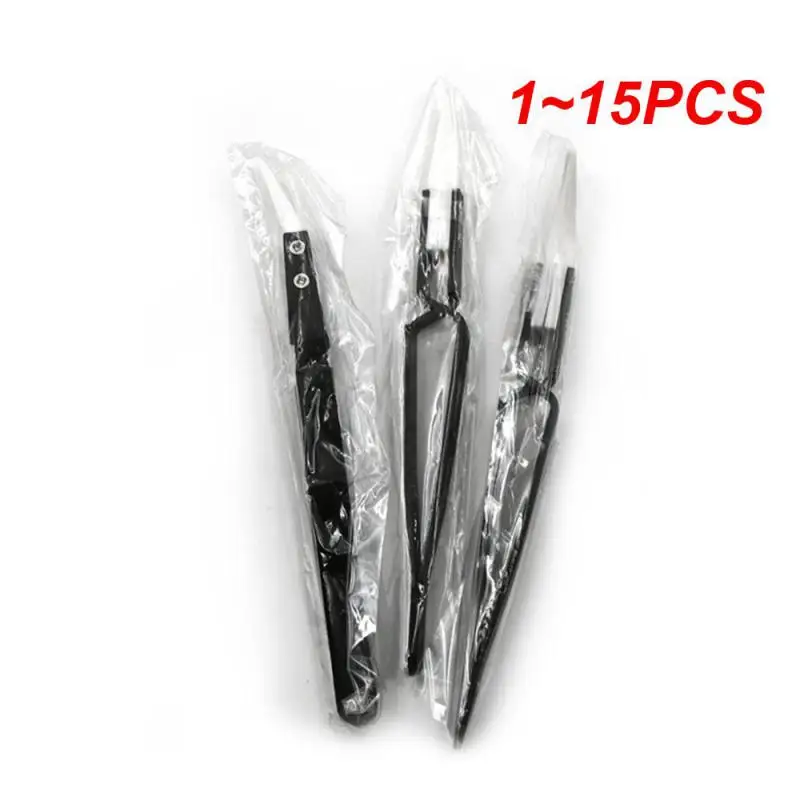 

1-15 шт., антистатические пинцеты с ручкой из нержавеющей стали