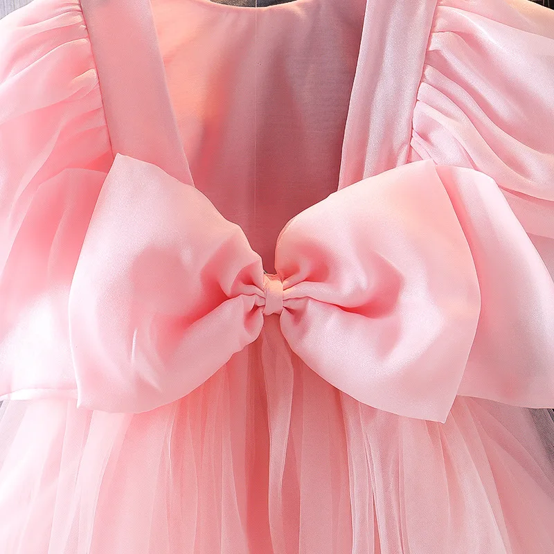 Детское летнее платье принцессы на возраст 0-3 года