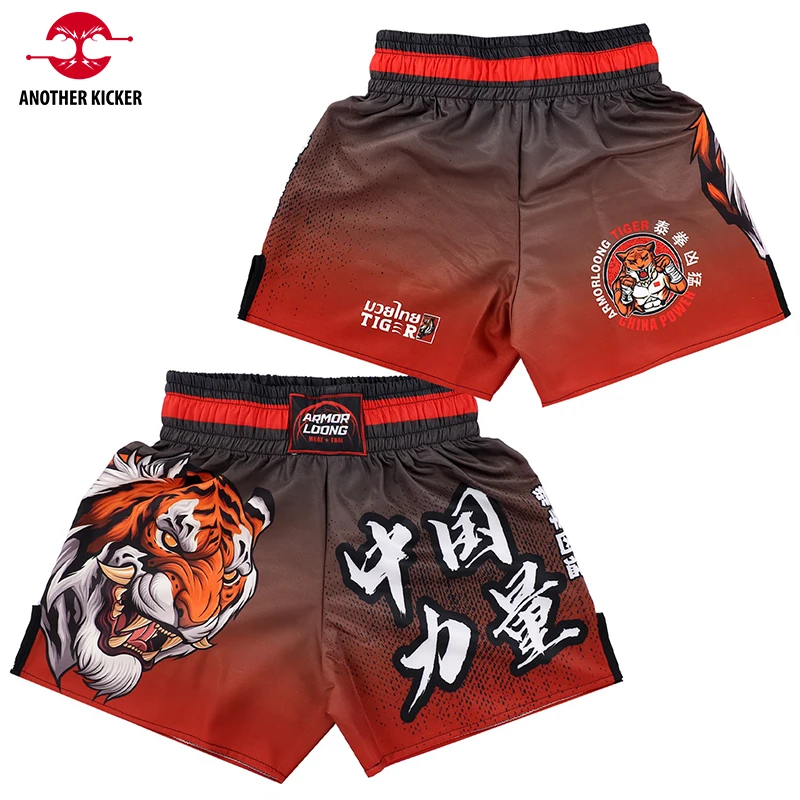 Tiger Muay Thai Shorts Fight Kickboxing Pants MMA Shorts Men Women Kids Martial Arts Sanda Grappling Kick Boxing Training Trunks