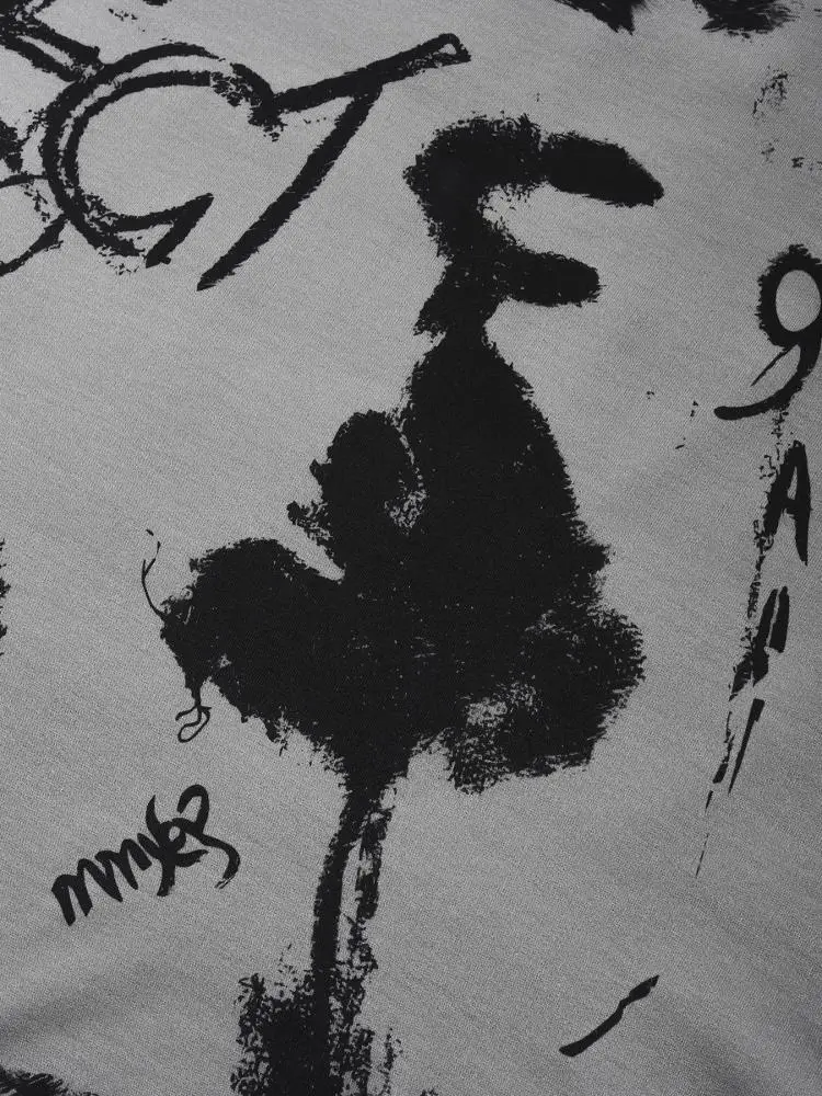 Женский комплект футболок с круглым вырезом в стиле граффити женская одежда