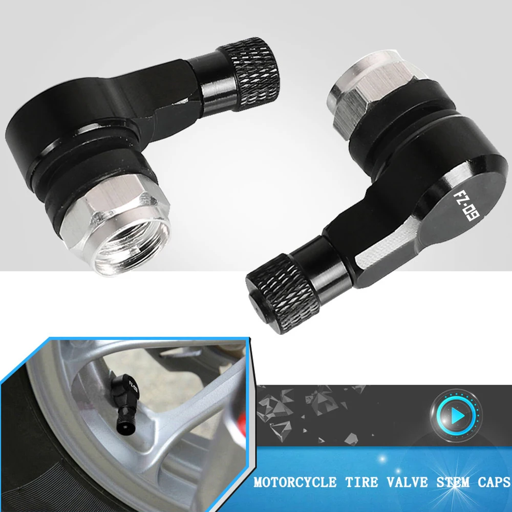 

Колпачки на стержни клапана шины 90 градусов, колпачки для Yamaha FZ09 fz 09 FZ-09 2014-2021, 2022, новые аксессуары для автомобилей, бескамерные стержни клап...