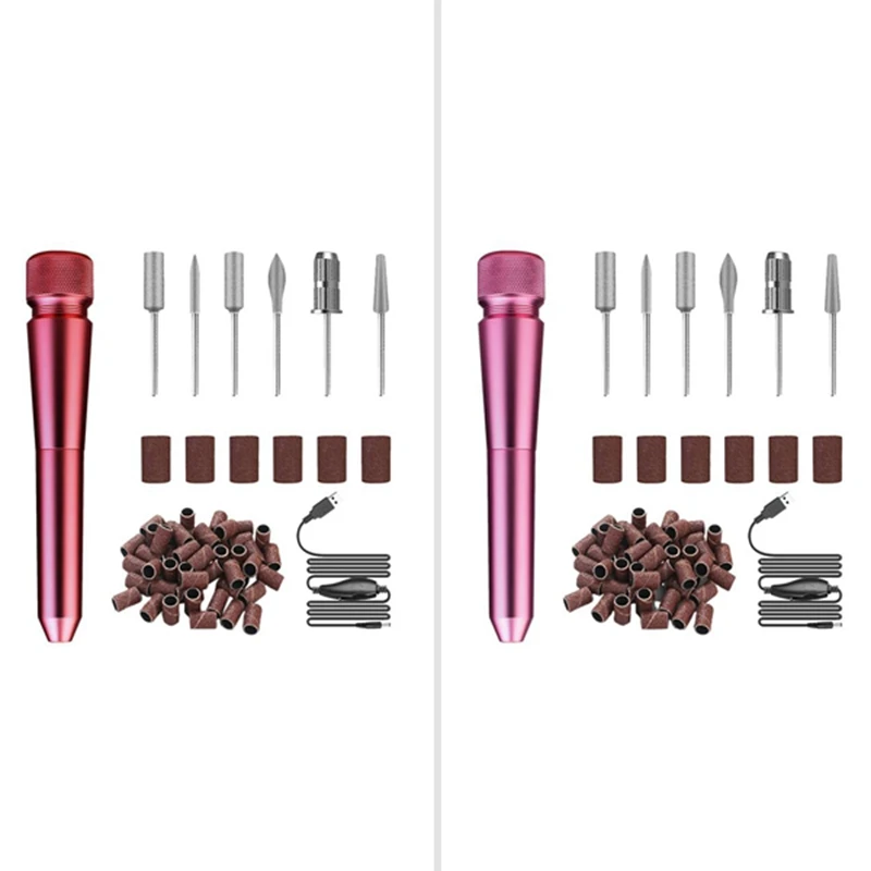 

Portable Electric Nail Drill Machine USB Charging Nail Pedicure Machine Professional Nail Polishing Machine