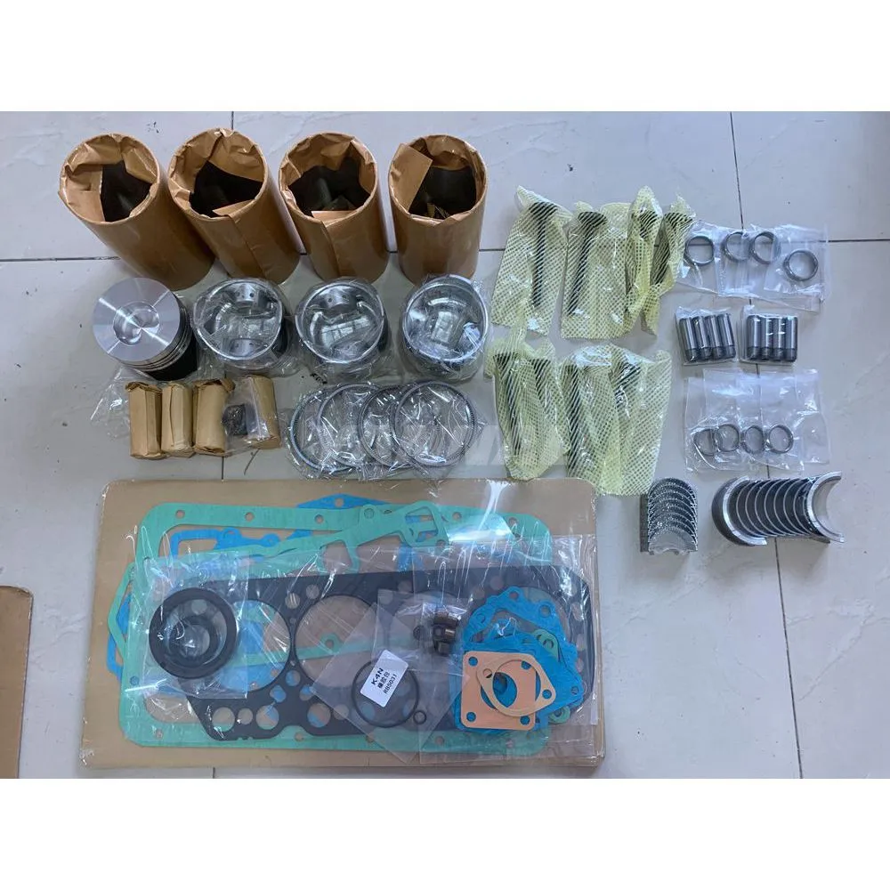 

For Mitsubishi Cylinder Liner Kit With Gasket Set Bearing&Valve Train K4N Excavator Engine Parts