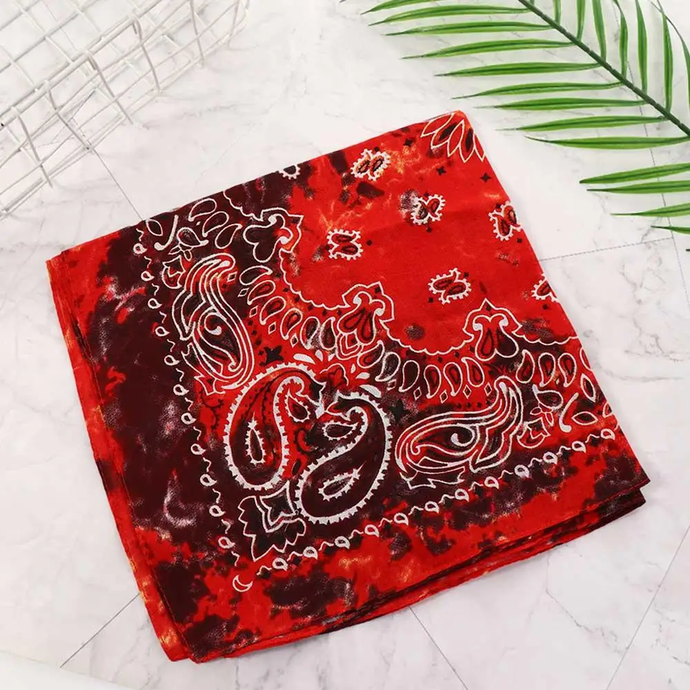 Шарфы бесшовная бандана повязка для волос квадратный шарф головной убор в стиле