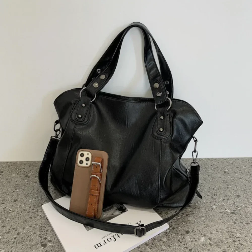 Европейская и американская ретро-Сумка-тоут Мягкая Повседневная универсальная