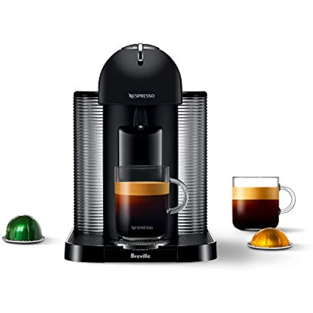 

Кофемашина Nespresso Vertuo для кофе и эспрессо, матово-черная