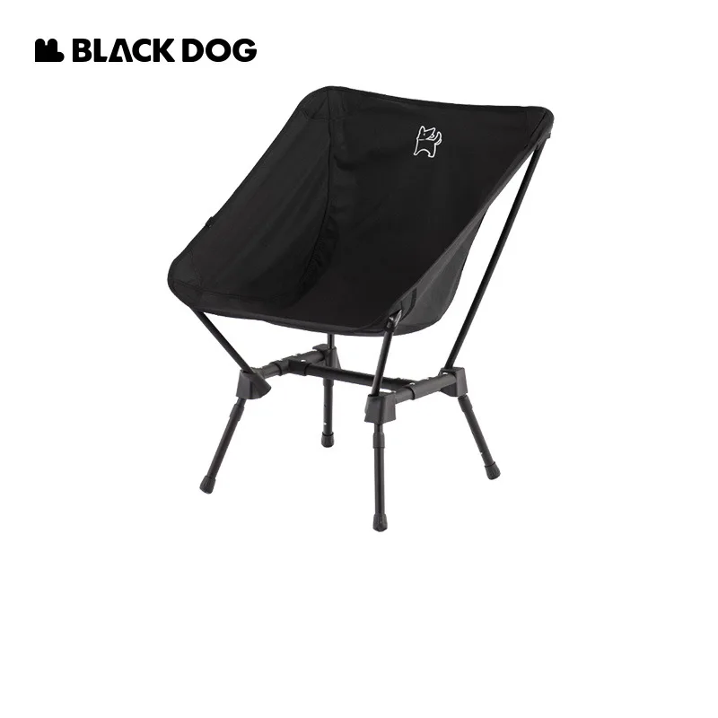 

Складной стул Blackdog, складной стул для отдыха на открытом воздухе, портативный рыболовный стул, спинка, стул для кемпинга, лунный стул
