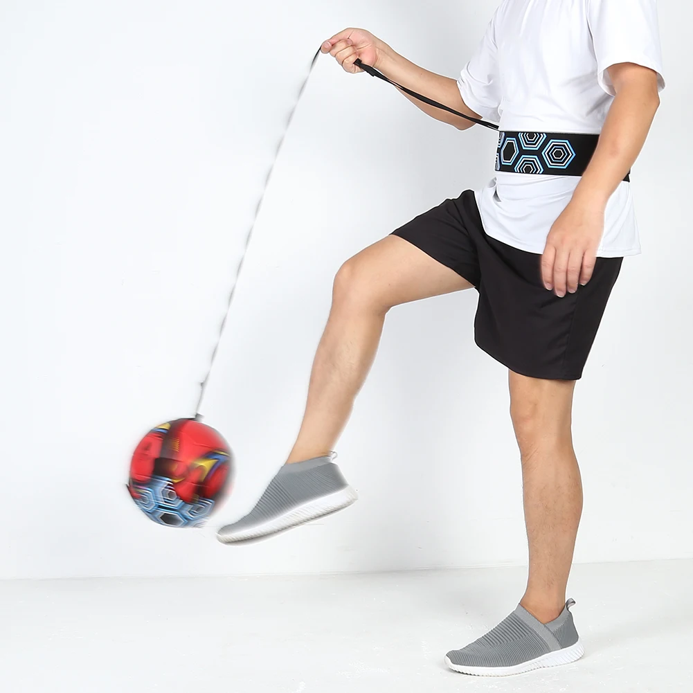 

Multi-functional Durable Kids Football Trainer Belt Practical Soccer Sports Kick Throw Practice Training Assistance