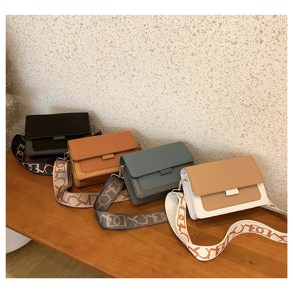 

Wallets And Bags For Women Fashion 2023 PU Leather Luxury ELegant Concise Shoulder Crossbody Casual Purses Messenger For Ladies