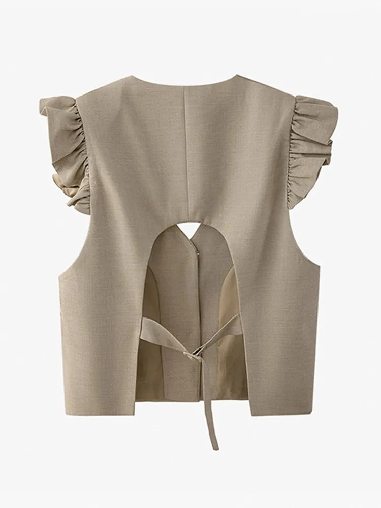 Женский жилет BPN Temperament из полиэстера и хлопка