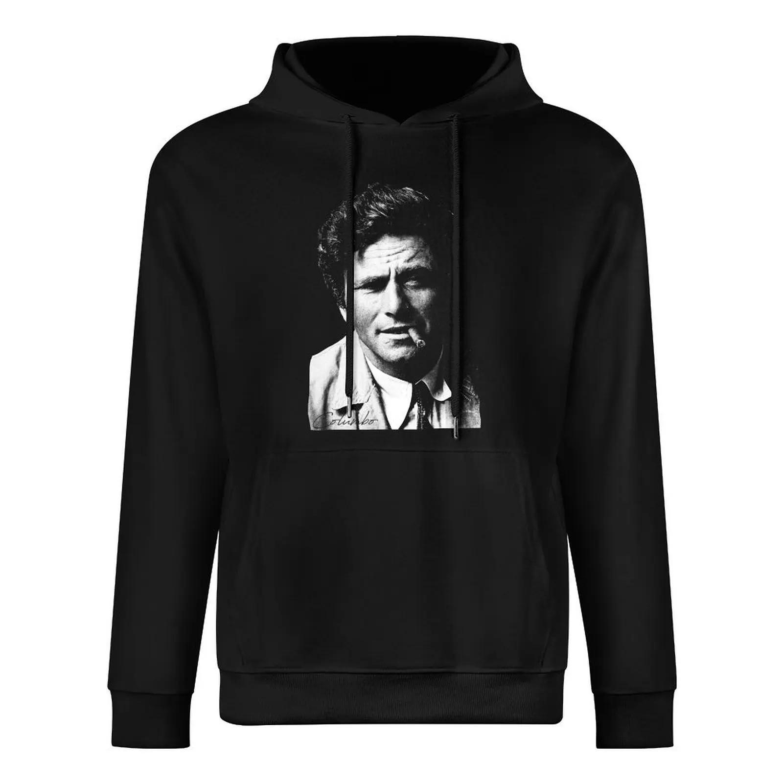 Пуловер с капюшоном Columbo Portrait мужская одежда в корейском стиле толстовка