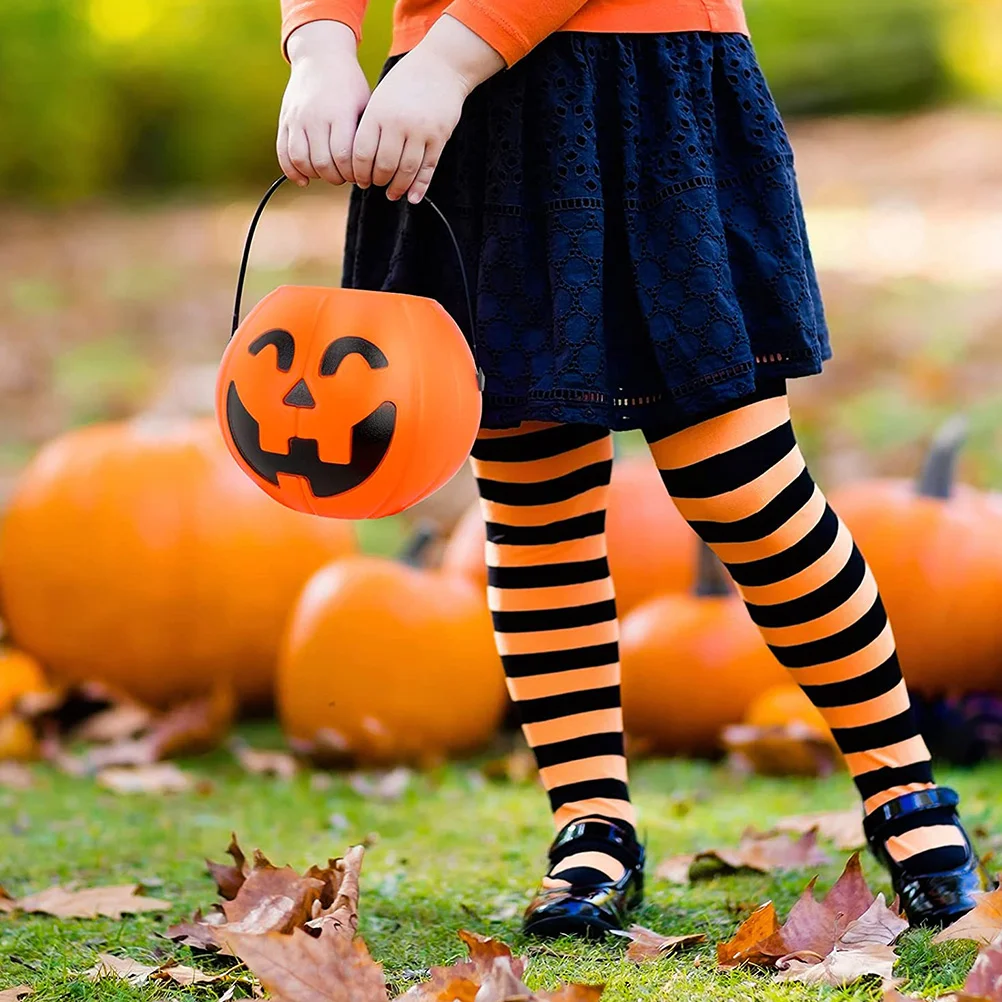 6 шт. ведро с тыквой на Хэллоуин ведра для хранения конфет рождественские