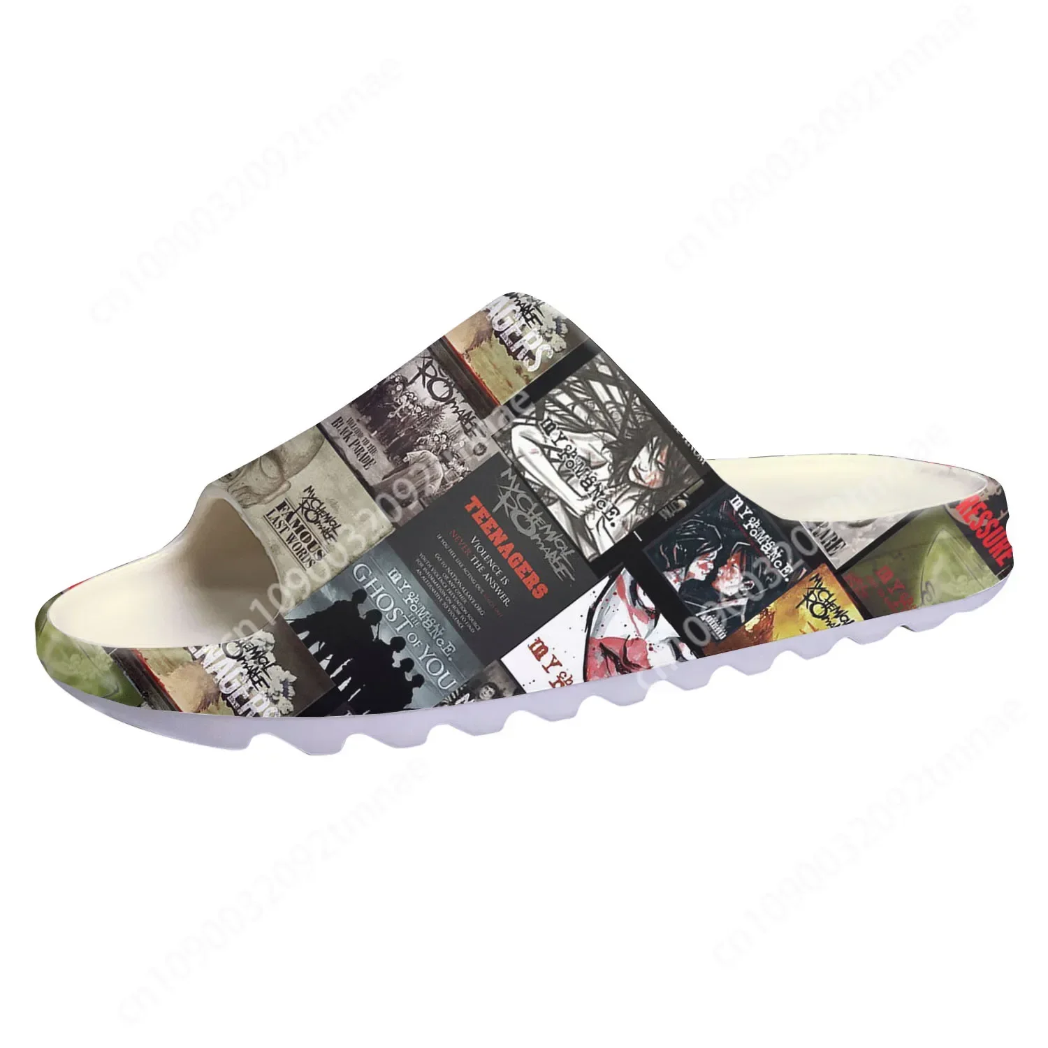 Романтическая рок-группа Chemical My Soft Sole Тапочки Домашние сабо Водная обувь Мужские