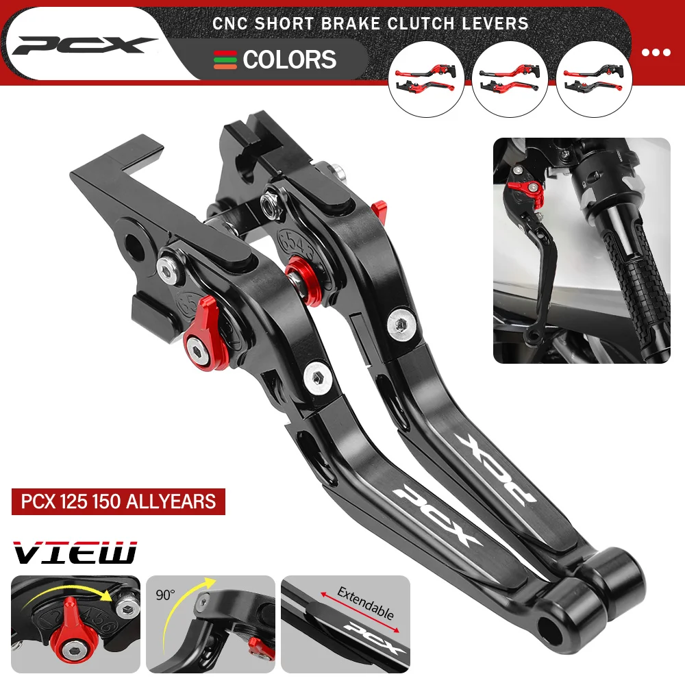 

For HONDA PCX 125 150 ALLYEARS Motorcycle Accessories CNC Handlebar Handle Levers Adjustable Brake Clutch Lever