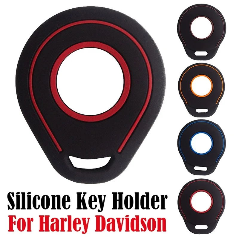 Чехол для ключа из силикона для замены автомобиля мотоцикла для Harley Davidson Softail Sportster Touring Dyna VRSC.
