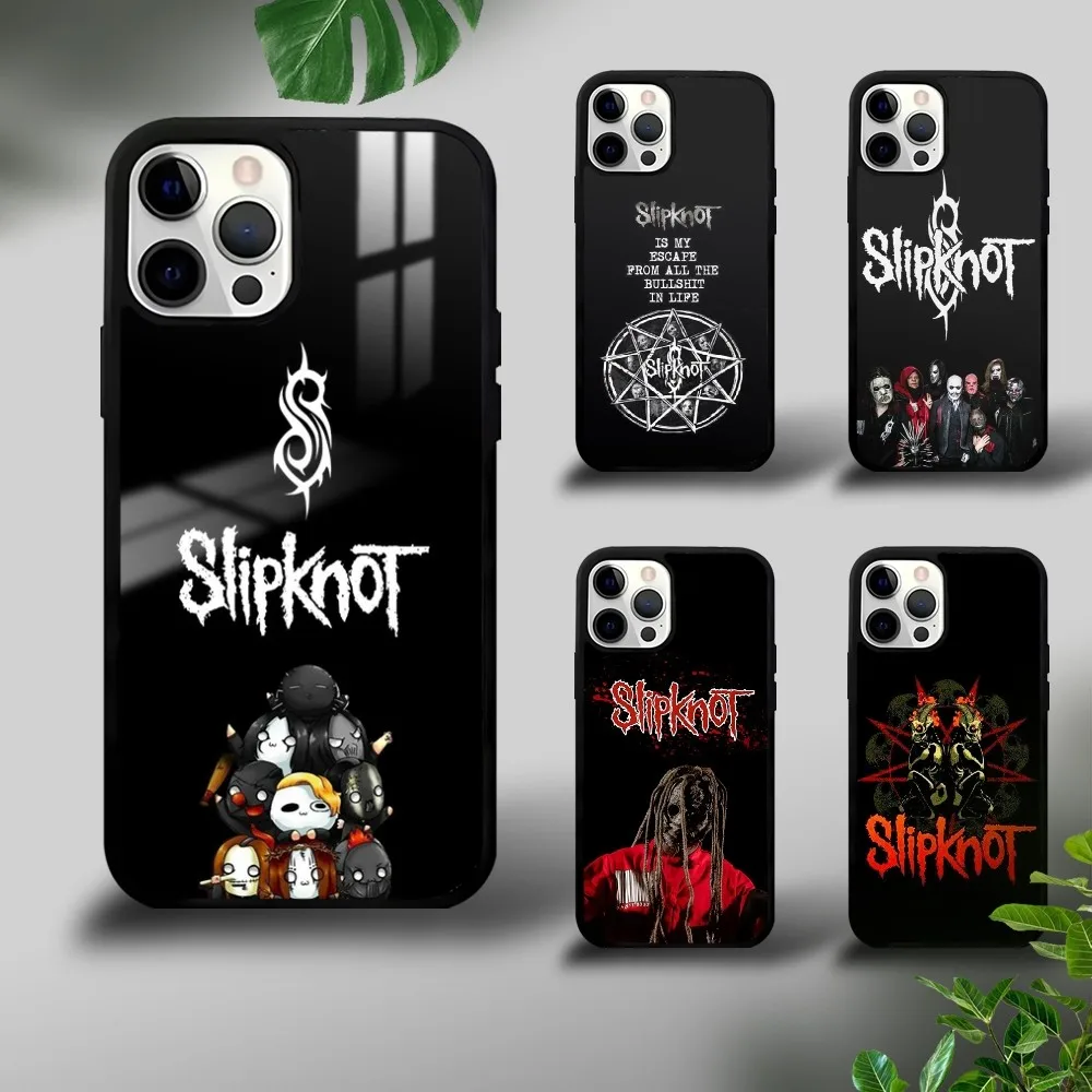 Чехол для телефона S-slipknot iPhone 16 15 14 13 12 11 Pro Xs Max Mini Plus Celulares Hard Funda