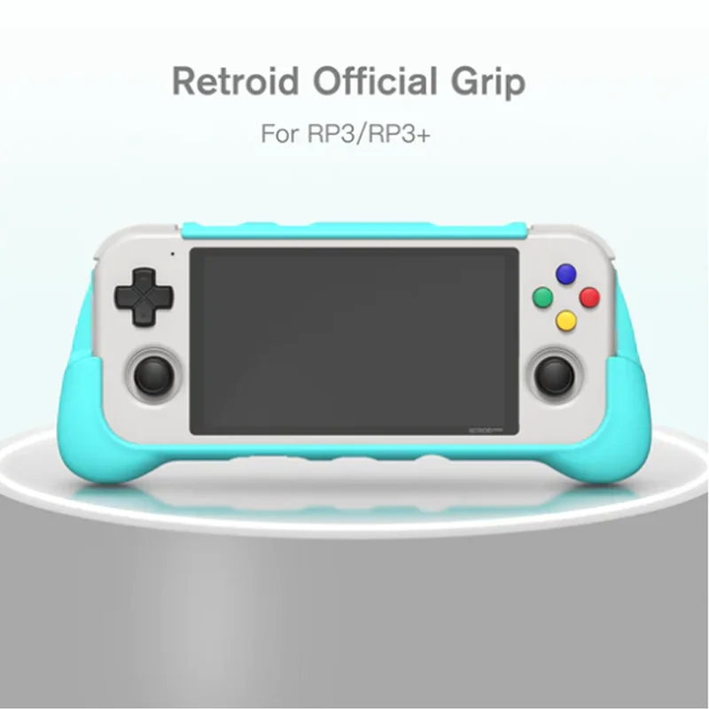 Рукоятка Retroid Pocket 3Plus для портативной игровой консоли, рукоятка Retroid Officail для Pocket3 /3 + Sky Blue/ черного/прозрачного цвета