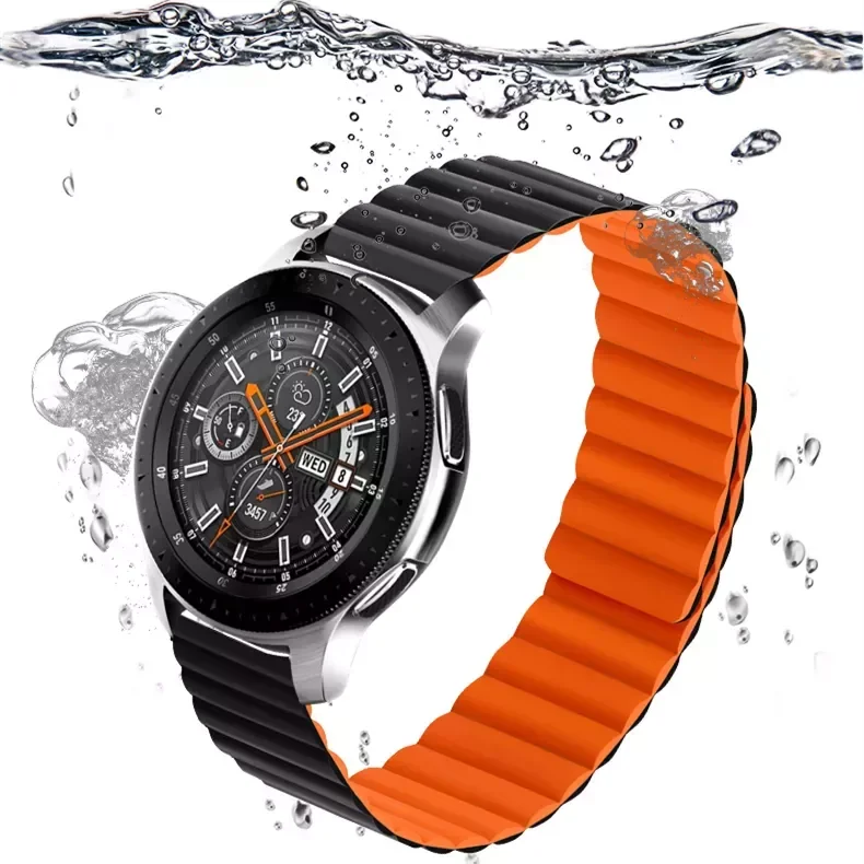 

Ремешок силиконовый для Galaxy Watch 4 Classic, мягкий браслет для наручных часов 46 мм 42 мм 44 мм 40 мм