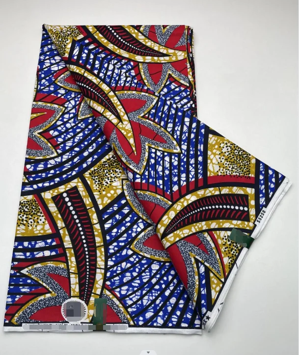 Купи New Guaranteed Veritable 100% Original Real Wax Ankara Fabric 2023 African Print Fabric For Wedding Dress Tissus Coton 6Yards за 1,622 рублей в магазине AliExpress