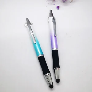 ACMECN Hot Sale 2 in 1 Graduate colors Ball Pen with Touch Stylus Pen Luxury Multi-function Ball Pens
