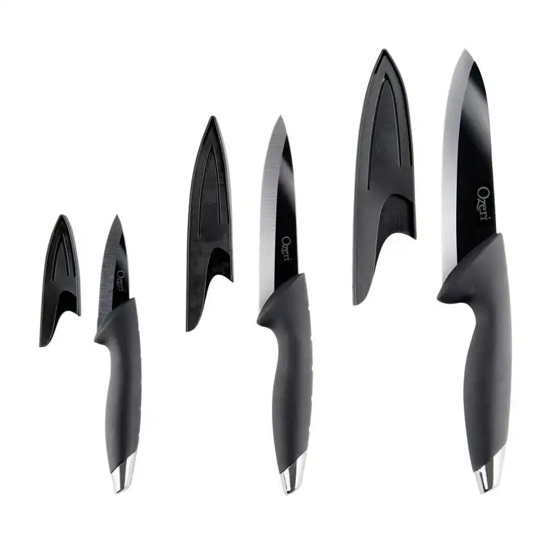 

Black Ceramic 6-Piece Knife Set Tableware Spoons Spoon Mini spoon