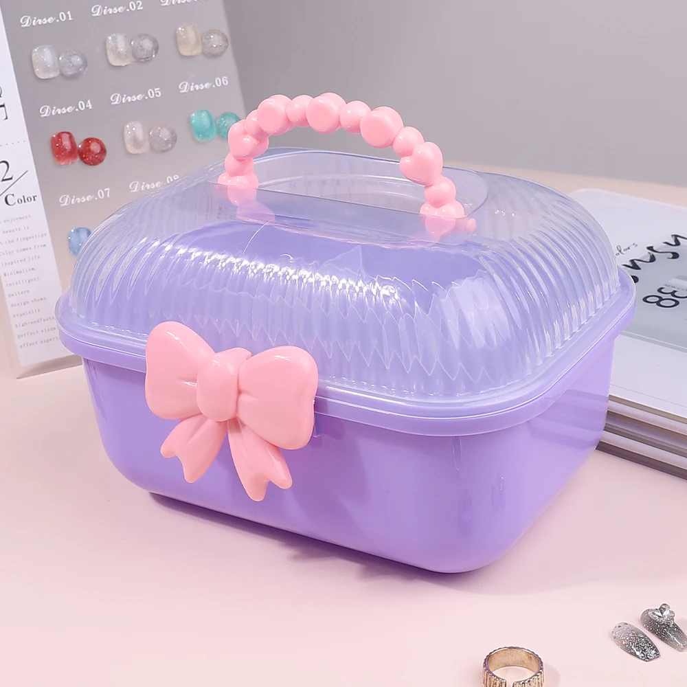 Портативное двухслойное пластиковое оборудование для дизайна ногтей