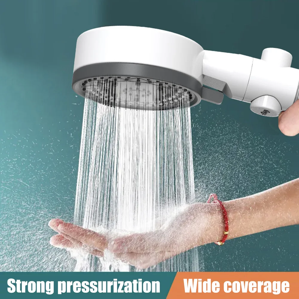 

10 Modes High-Pressure Filtered Shower Head One Key Stop Water Bathroom Handheld Showerhead Portable Shower Nozzle Bathroom Tool
