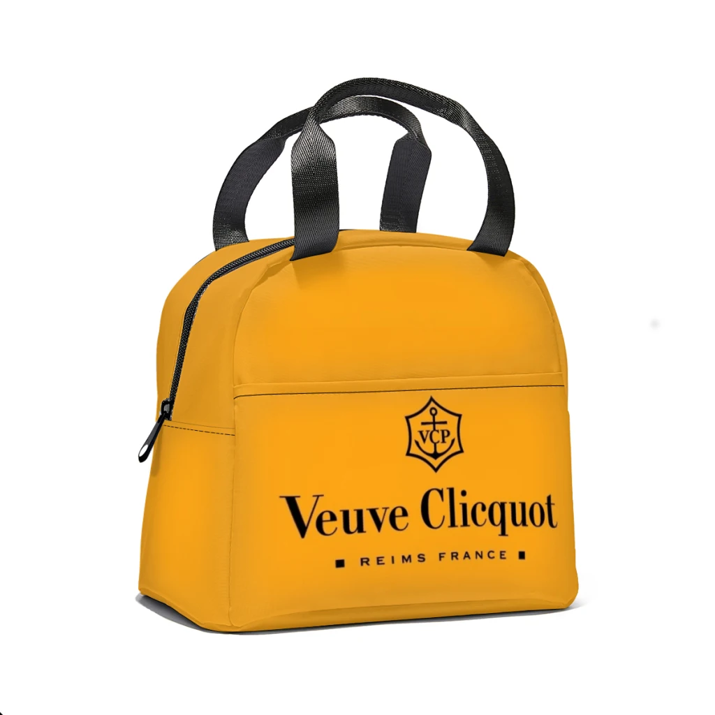 Портативная сумка для обеда Orange-Veuve-Clicquot термобокс еды прочный холодильник