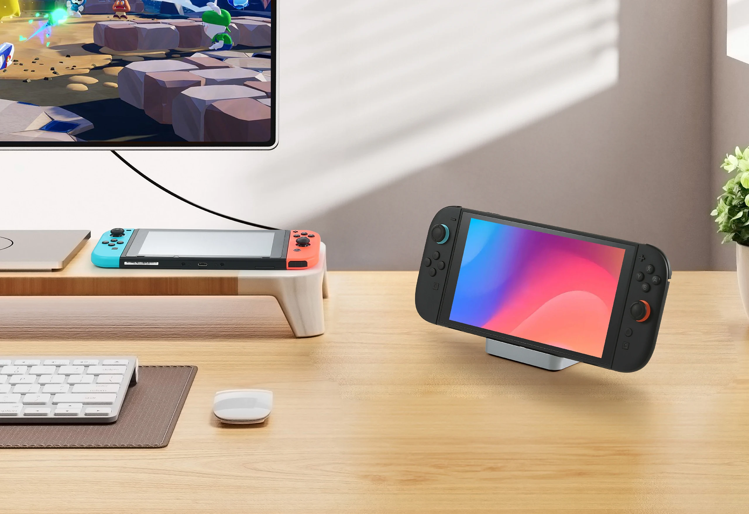 Зарядная док-станция Gulikit для Nintendo Switch 2, подставка для зарядки Joy-Con, аксессуары для игровых консолей Switch 2 (art.: 3920db67efdd5) - 3920db67efdd5