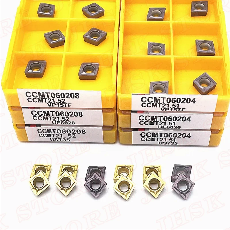 CCMT120404/08 CCMT060204/08 CCMT09T304/08 VP15TF UE6020 US735 CNC внутренний твердосплавный инструмент для