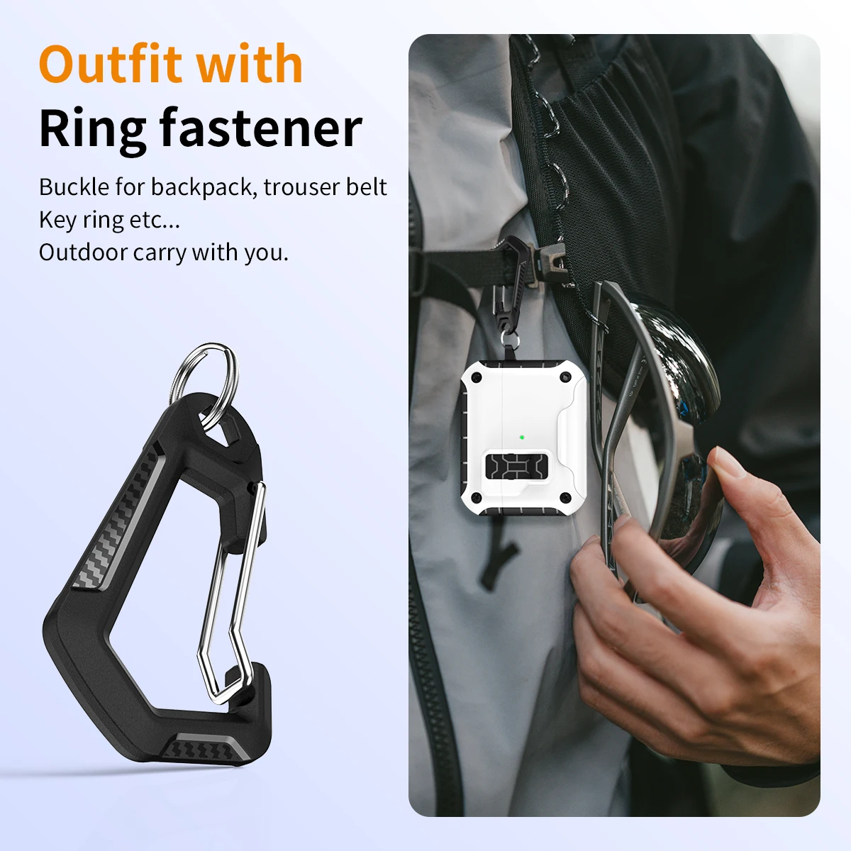 Чехол Magsafe с магнитным замком для airpods 4