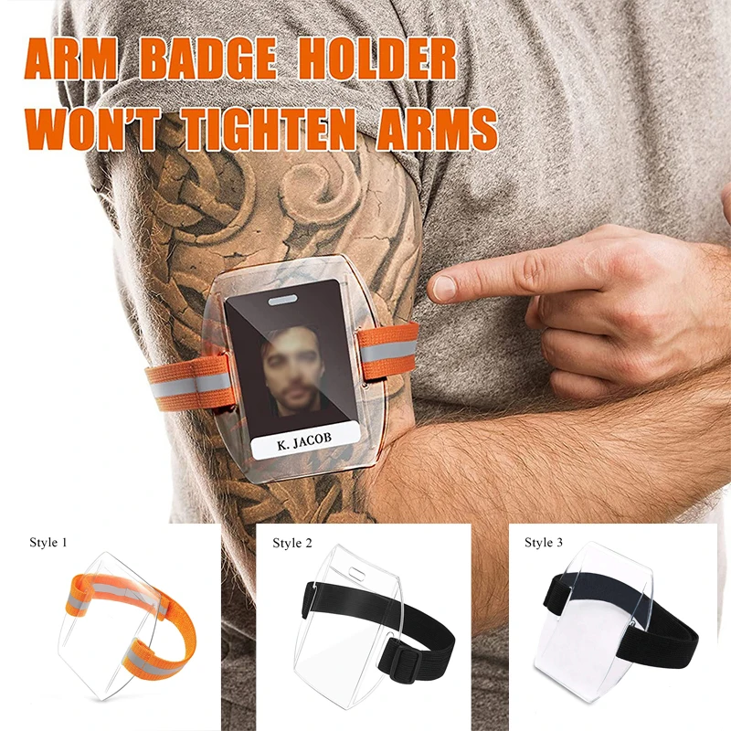 Водонепроницаемый Держатель Для Карт Из ПВХ Эластичный Чехол Бейджа