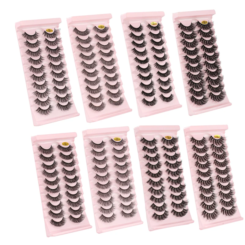 

10/5 пар, многоразовые пушистые ресницы из искусственной норки